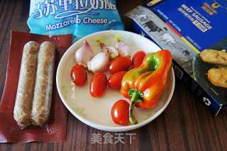 Beef Sausage Small Pizza recipe