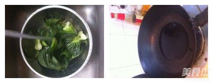 Crab Noodles and Green Cabbage Dumplings recipe