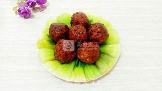 Meat Ball with Soy Sauce recipe