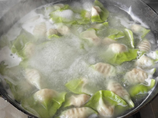 Jade Shrimp and Pork Dumplings recipe