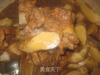 Stewed Spine with Iron Sticks and Yam recipe