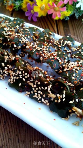 #aca烤明星大赛# Grilled Seaweed Skewers recipe