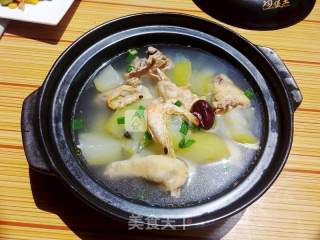 Shrimp and Courgette Chicken Soup recipe