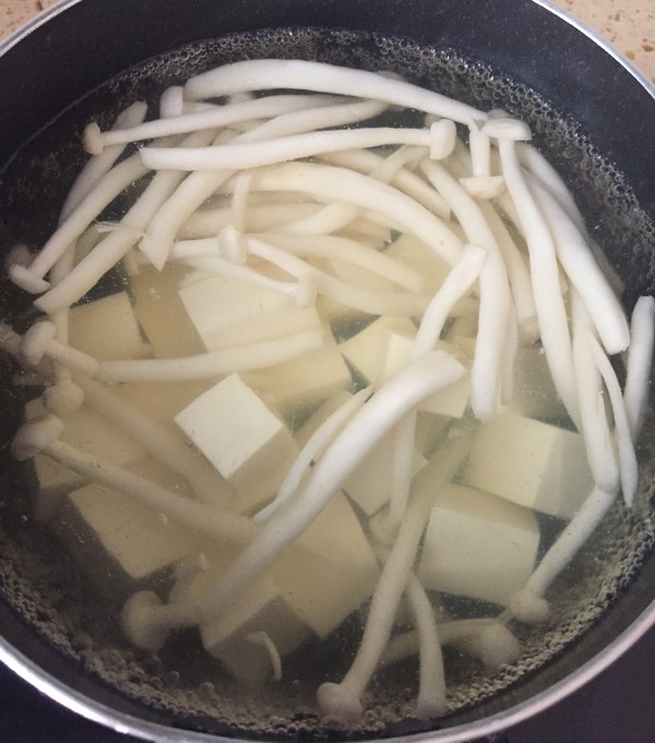 Flam Mushroom Tofu Soup recipe