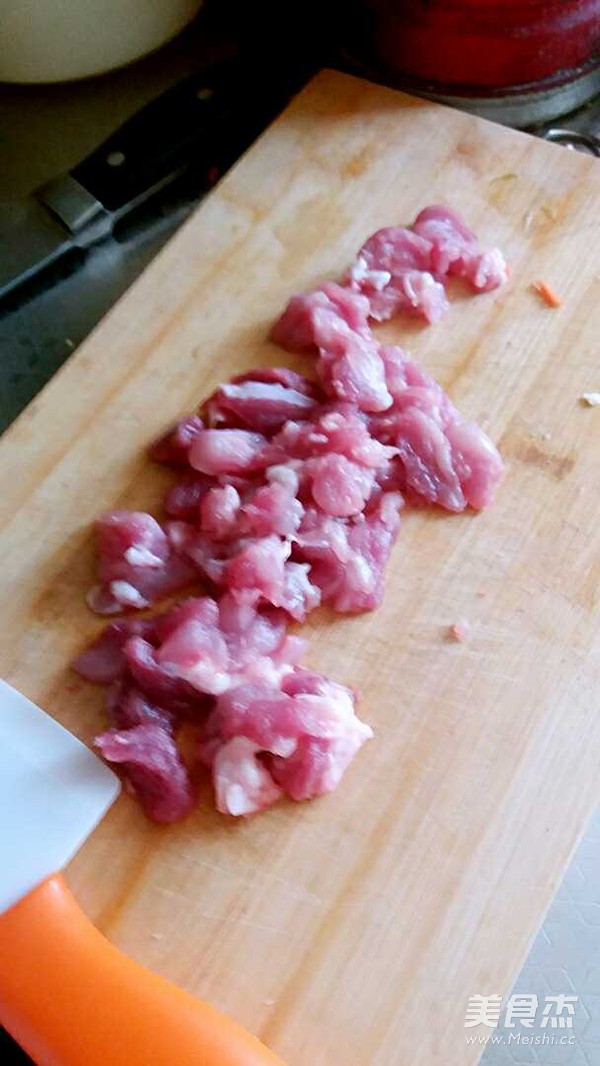 Vegetarian Chicken Wings Stir-fried Pork recipe