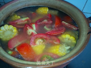 Tomato Potato Corn Keel Soup recipe