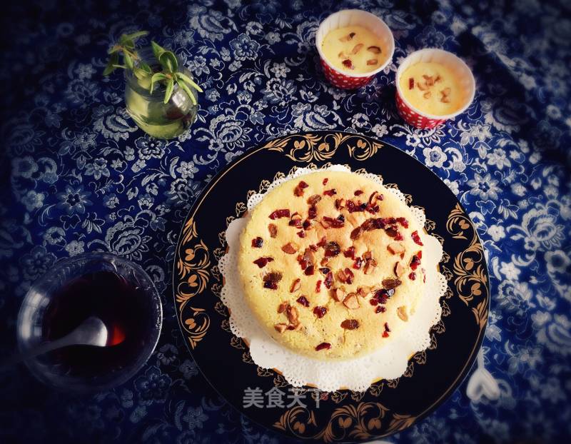 #aca烤明星大赛# Oil-free Corn Yogurt Cake ~ Coarse Grains to Eat ~ Fluffy Cake with Red Dates, Dried Raisins recipe