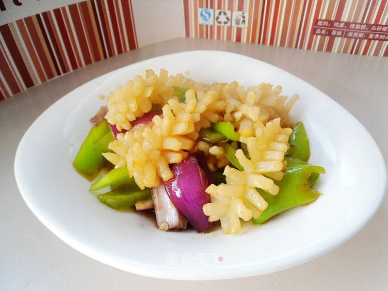 Spicy Fried Cuttlefish Flower recipe
