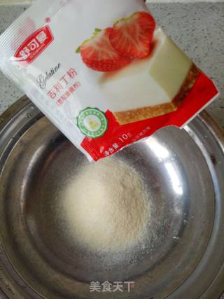 Red Pomelo Coconut Milk Jelly recipe