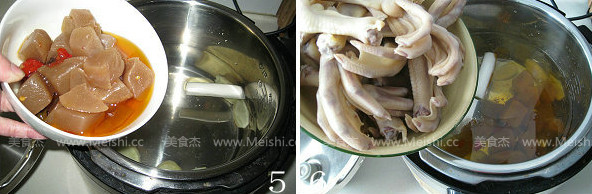 Sour Radish Duck Foot Konjac Soup recipe