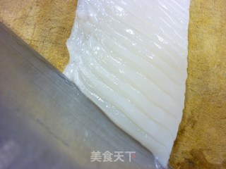 Sauteed Cuttlefish Flower recipe