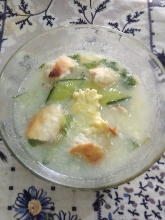 Melon Sliced Soup with Steamed Bun recipe