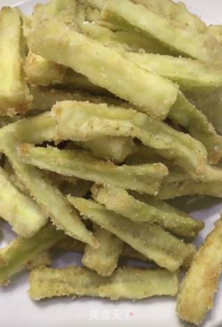 Cheese Baked Eggplant Strips recipe