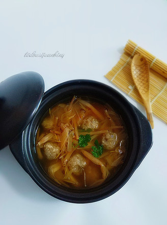 Daylily Meatball Soup recipe