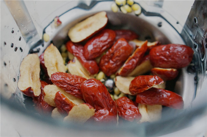 Red Date Sesame Green Pulp recipe