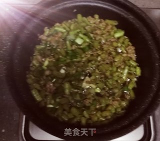 Sprouts with Minced Meat and Cowpea recipe