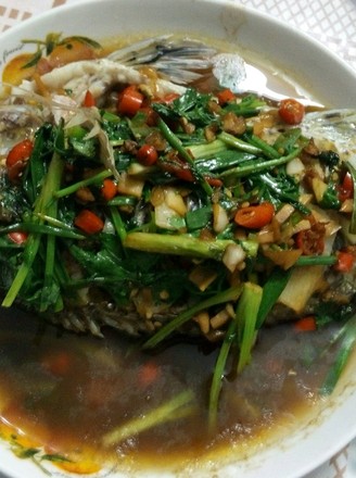 Steamed African Fish