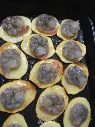 Potato Cheese Baked Shrimp recipe