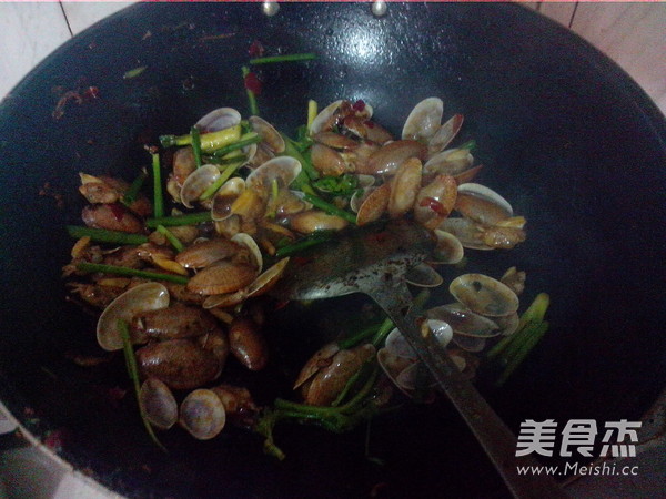 Fried Clams with Green Onions recipe