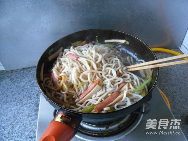 Mushroom Udon Noodles recipe