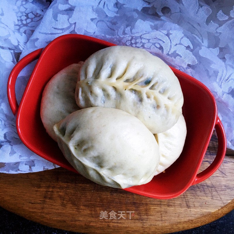 Carrot and Leek Vermicelli Bun