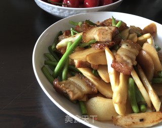 Roasted Pork and Stir-fried Ginger recipe