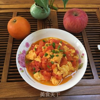 Scrambled Eggs with Tomatoes recipe