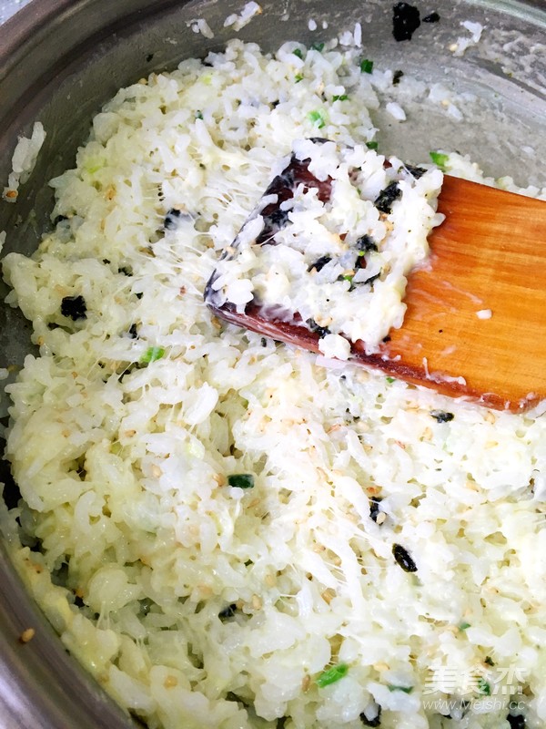 Rainbow Cheese Fried Rice recipe