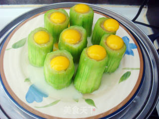 [summer Story] that Touch of Fresh Green-steamed Loofah with Fresh Meat and Eggs recipe