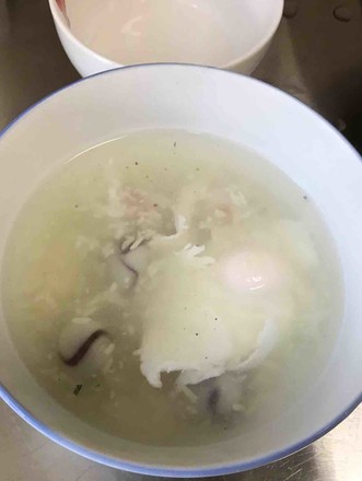 Glutinous Rice Dumplings and Poached Egg