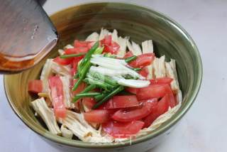 Refreshing and Good Taste-tomato Mixed with Yuba recipe