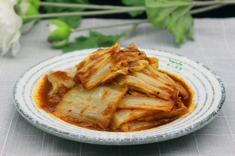 Stir-fried Chinese Cabbage with Kimchi Sauce