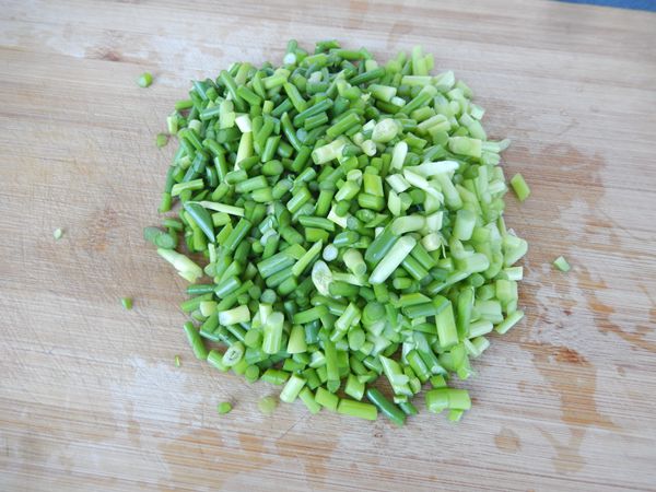 Stir-fried Garlic Moss with Minced Meat recipe