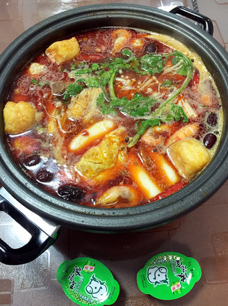 Spicy Bone Hot Pot recipe