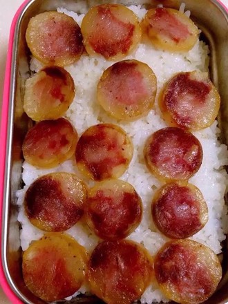 Sausage Bento Rice recipe