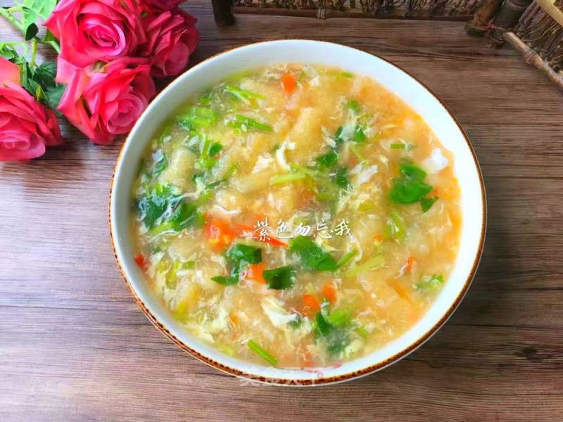 Pork Skin Hot and Sour Soup recipe