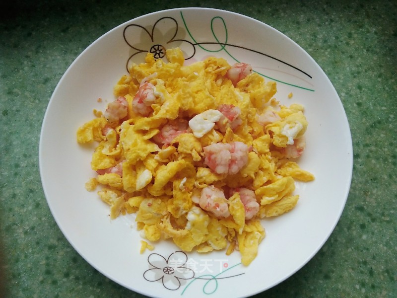 Quickly Prepare Food---scrambled Eggs with Shrimp recipe