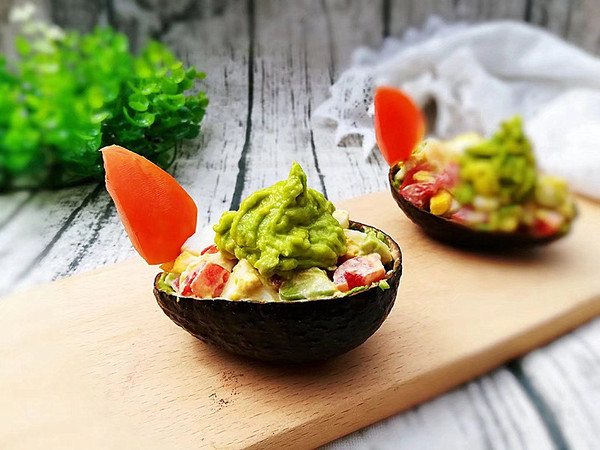 Avocado Salad Boat recipe