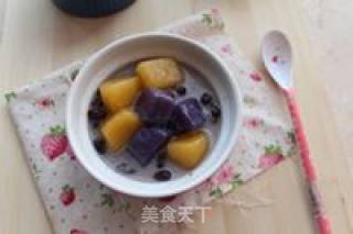 Taro Ball Red Bean Soup recipe