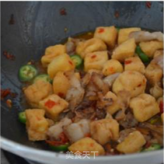 Stir-fried Tofu Bubble recipe