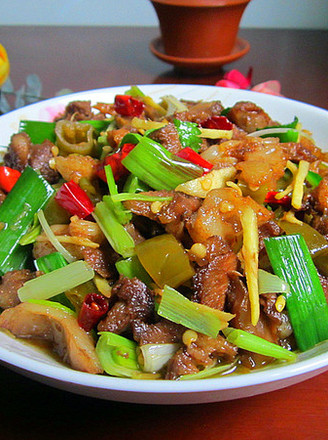 Hot and Sour Pork Head Meat recipe