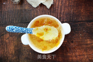 Summer Peach Gum Saponaria Rice Snow Yan White Fungus Pan recipe