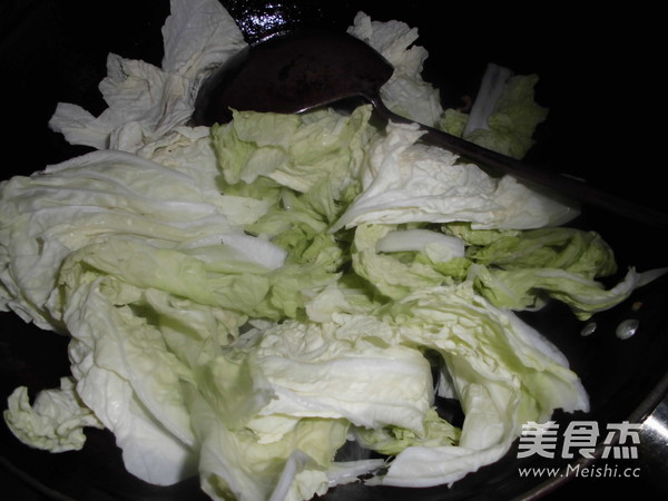 Braised Cabbage with Oil Stalks recipe