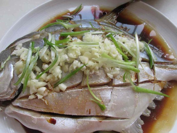 Steamed Pomfret recipe