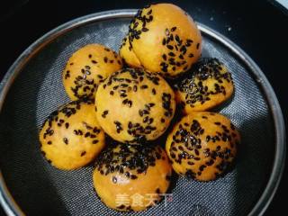 #团圆饭#black Sesame Sweet Potato Balls recipe