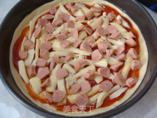 Vegetable Sausage Pizza recipe