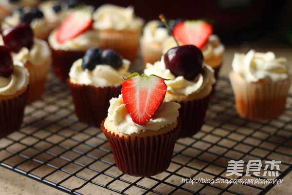 Chiffon Cream Cup Cake recipe