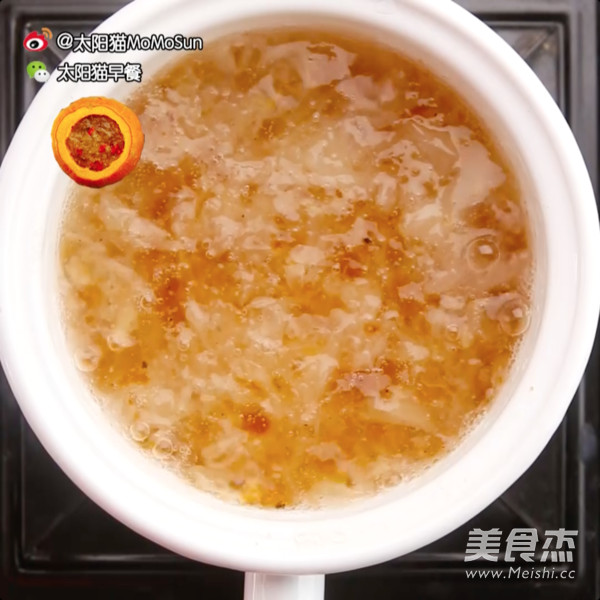 Peach Gum White Fungus Soup | Sun Cat Breakfast recipe