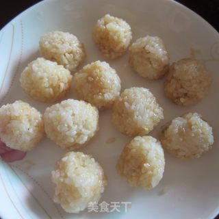 Meatballs with Glutinous Rice recipe