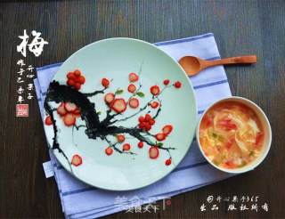 Plum Fruit on A Plate recipe